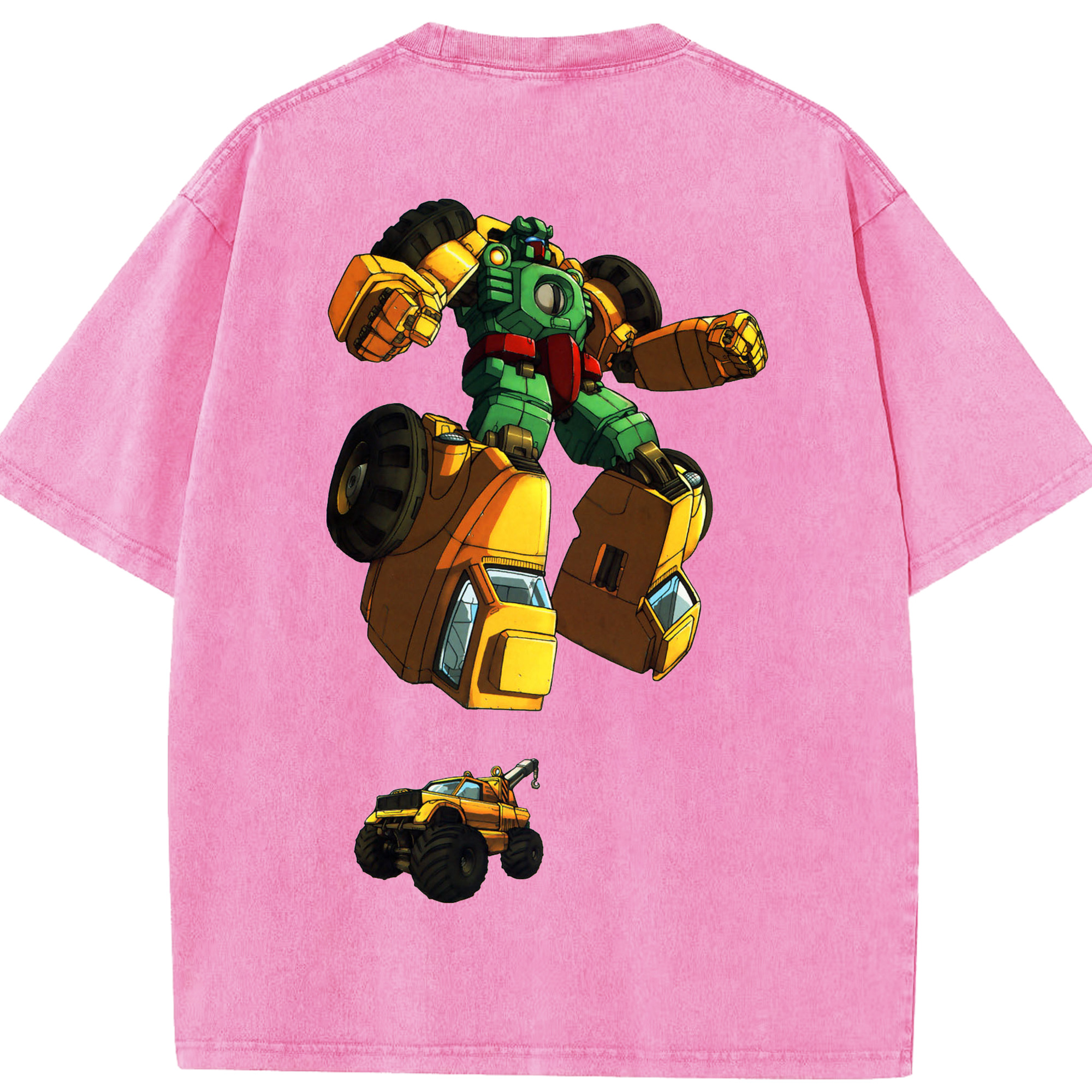 （画像用）  綿100% ヴィンテージ風 半袖Tシャツ（背面プリント）